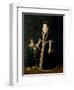 Girl with a Dwarf, Thought to be a Portrait of Margarita of Savoy-Sofonisba Anguisciola-Framed Giclee Print