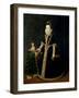 Girl with a Dwarf, Thought to be a Portrait of Margarita of Savoy-Sofonisba Anguisciola-Framed Giclee Print