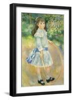 Girl with a Hoop, 1885-Pierre-Auguste Renoir-Framed Giclee Print