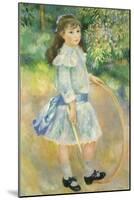 Girl with a Hoop, 1885-Pierre-Auguste Renoir-Mounted Giclee Print