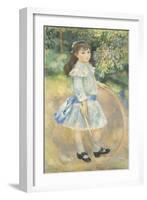 Girl with a Hoop, 1885-Pierre-Auguste Renoir-Framed Giclee Print