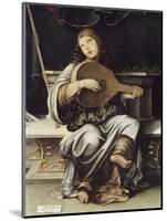 Girl with a Lute-Francesco Francia-Mounted Giclee Print