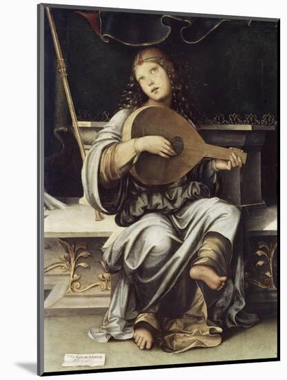 Girl with a Lute-Francesco Francia-Mounted Giclee Print