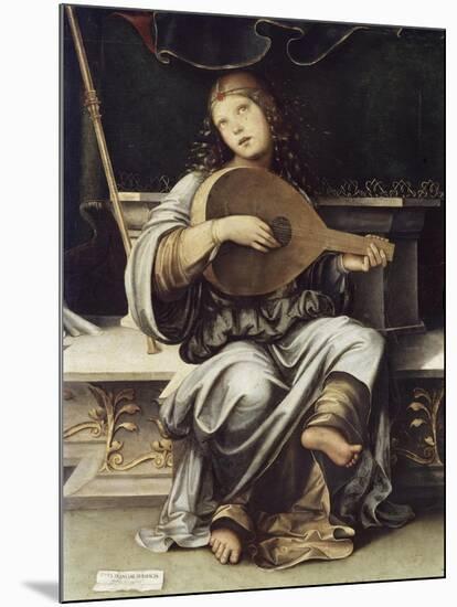 Girl with a Lute-Francesco Francia-Mounted Giclee Print