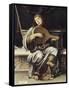 Girl with a Lute-Francesco Francia-Framed Stretched Canvas