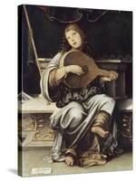 Girl with a Lute-Francesco Francia-Stretched Canvas
