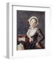 Girl with a Marmot-Jean-Honoré Fragonard-Framed Collectable Print