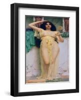 Girl with a Mirror, 1892-John William Godward-Framed Giclee Print