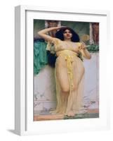 Girl with a Mirror, 1892-John William Godward-Framed Giclee Print