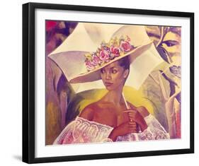 Girl with a Parasol, 1986-Boscoe Holder-Framed Giclee Print
