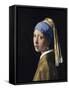 Girl with a Pearl Earring by Jan Vermeer-Fine Art-Framed Stretched Canvas