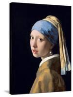 Girl with a Pearl Earring, C.1665-6-Johannes Vermeer-Stretched Canvas