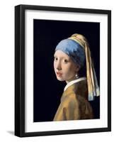 Girl with a Pearl Earring, C.1665-6-Johannes Vermeer-Framed Premium Giclee Print