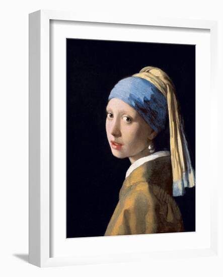 Girl with a Pearl Earring, C.1665-6-Johannes Vermeer-Framed Premium Giclee Print