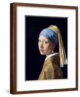 Girl with a Pearl Earring, C.1665-6-Johannes Vermeer-Framed Giclee Print