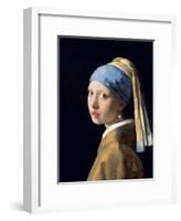 Girl with a Pearl Earring, C.1665-6-Johannes Vermeer-Framed Giclee Print