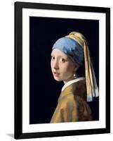 Girl with a Pearl Earring, C.1665-6-Johannes Vermeer-Framed Giclee Print