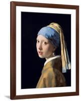 Girl with a Pearl Earring, C.1665-6-Johannes Vermeer-Framed Giclee Print