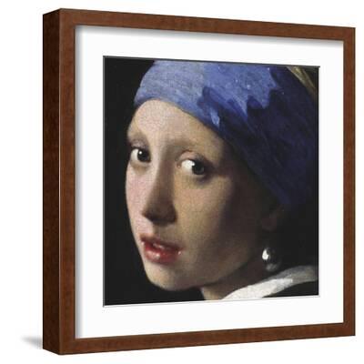 'Girl with a Pearl Earring (detail)' Print - Johannes Vermeer ...