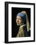 Girl with a Pearl Earring-Johannes Vermeer-Framed Art Print