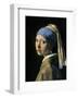 Girl with a Pearl Earring-Johannes Vermeer-Framed Art Print