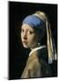 Girl with a Pearl Earring-Johannes Vermeer-Mounted Art Print