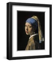 Girl with a Pearl Earring-Johannes Vermeer-Framed Giclee Print