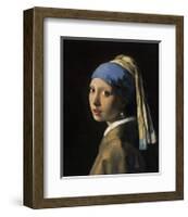 Girl with a Pearl Earring-Johannes Vermeer-Framed Giclee Print