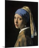 Girl with a Pearl Earring-Johannes Vermeer-Mounted Giclee Print