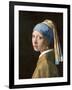 Girl with a Pearl Earring-Johannes Vermeer-Framed Art Print