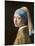 Girl with a Pearl Earring-Johannes Vermeer-Mounted Art Print