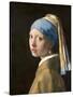 Girl with a Pearl Earring-Johannes Vermeer-Stretched Canvas