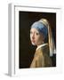 Girl with a Pearl Earring-Johannes Vermeer-Framed Art Print