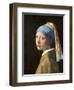 Girl with a Pearl Earring-Johannes Vermeer-Framed Art Print