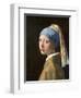 Girl with a Pearl Earring-Johannes Vermeer-Framed Art Print