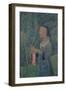 Girl with a Pink Stocking-Paul Sérusier-Framed Premium Giclee Print