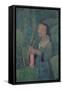 Girl with a Pink Stocking-Paul Sérusier-Framed Stretched Canvas