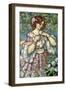 Girl with a Rose, 1901-Charles Guerin-Framed Giclee Print