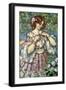 Girl with a Rose, 1901-Charles Guerin-Framed Giclee Print