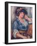 'Girl with a Rose', 1913, (1923)-Pierre-Auguste Renoir-Framed Giclee Print