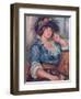 'Girl with a Rose', 1913, (1923)-Pierre-Auguste Renoir-Framed Giclee Print