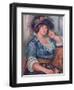 'Girl with a Rose', 1913, (1923)-Pierre-Auguste Renoir-Framed Giclee Print