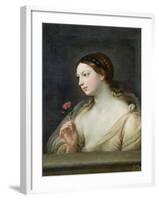 Girl with a Rose-Guido Reni-Framed Giclee Print