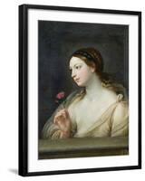 Girl with a Rose-Guido Reni-Framed Giclee Print