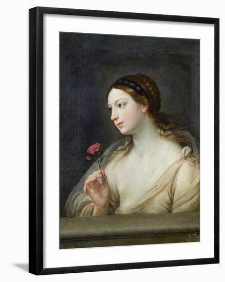 Girl with a Rose-Guido Reni-Framed Giclee Print