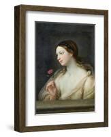 Girl with a Rose-Guido Reni-Framed Giclee Print