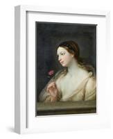 Girl with a Rose-Guido Reni-Framed Giclee Print