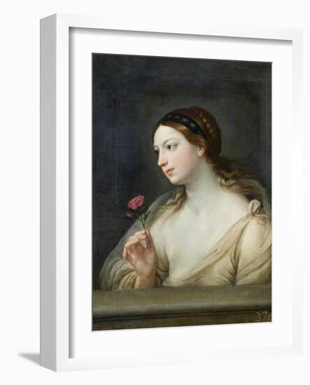 Girl with a Rose-Guido Reni-Framed Giclee Print