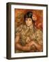 Girl with a Rose-Pierre-Auguste Renoir-Framed Giclee Print