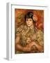 Girl with a Rose-Pierre-Auguste Renoir-Framed Giclee Print